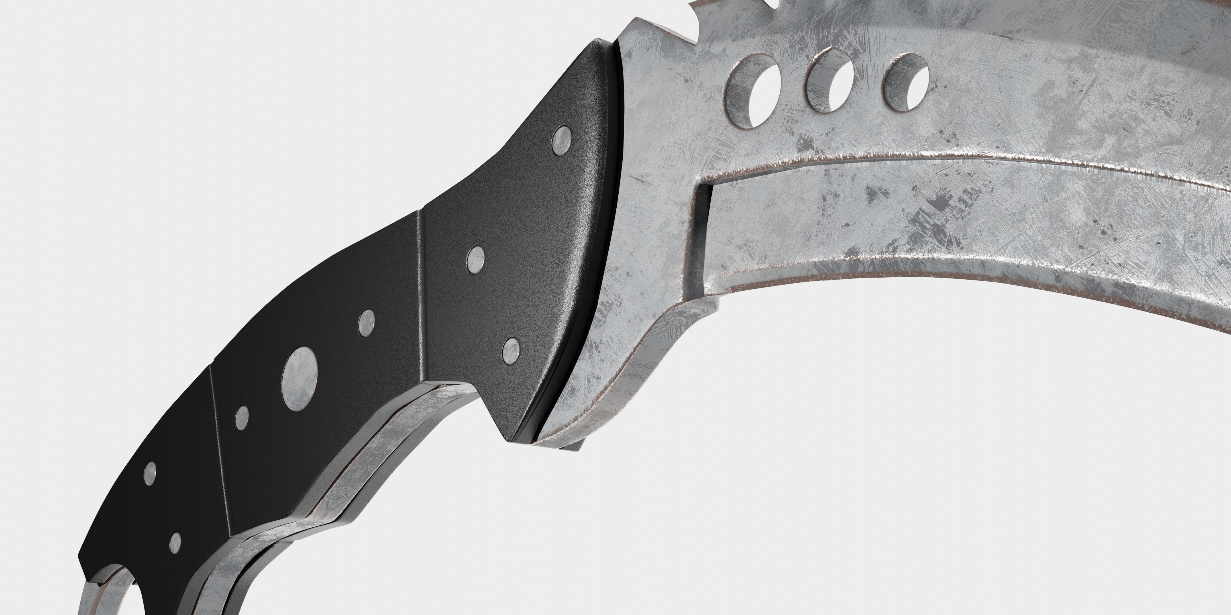 Talon Knife Game-Ready 3D Model Counter-Strike Inspired Low-poly 3D model_1