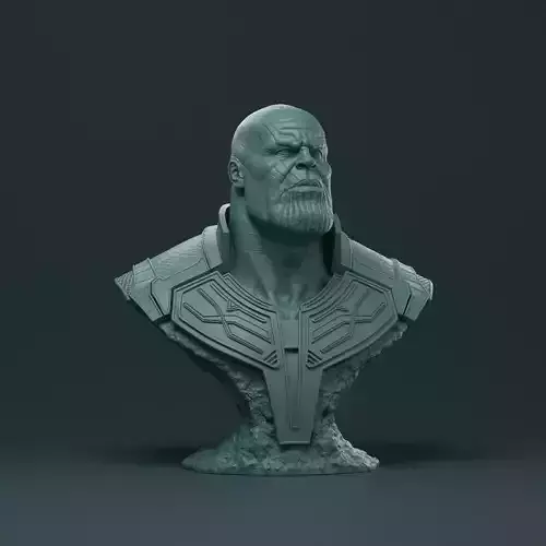 Thanos Bust 3D Print 3D print model 