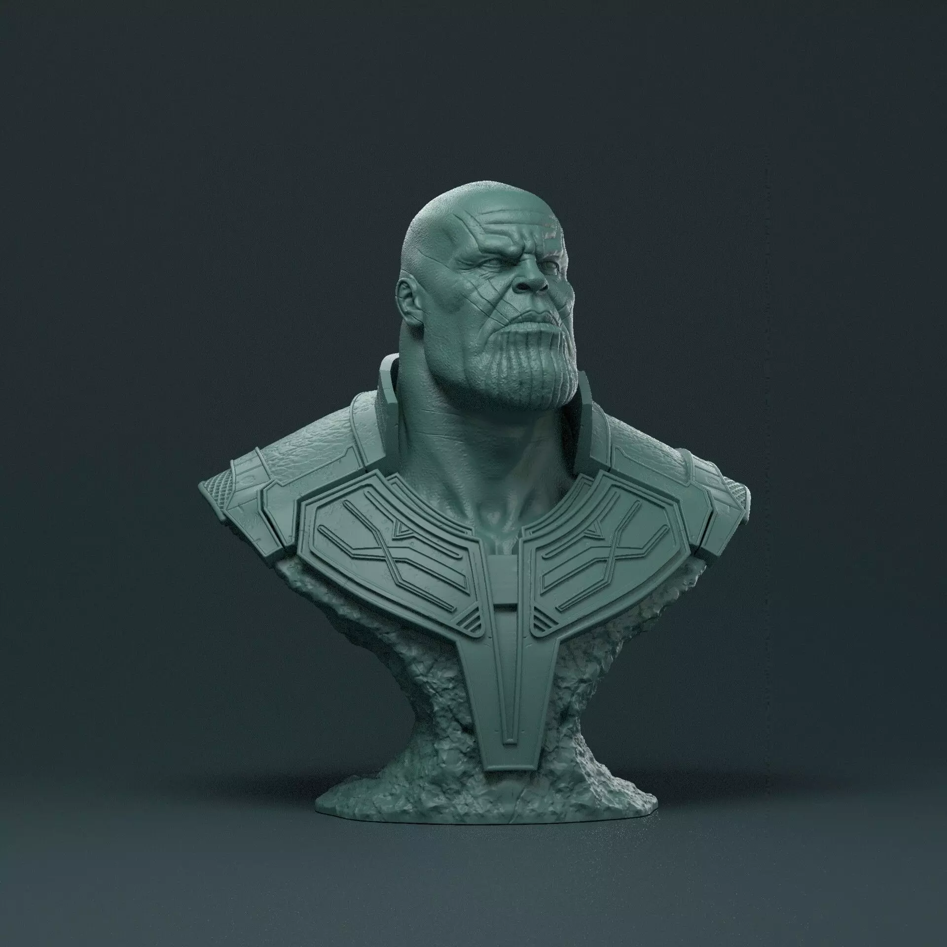 Thanos Bust 3D Print 3D print model  3D print model_0