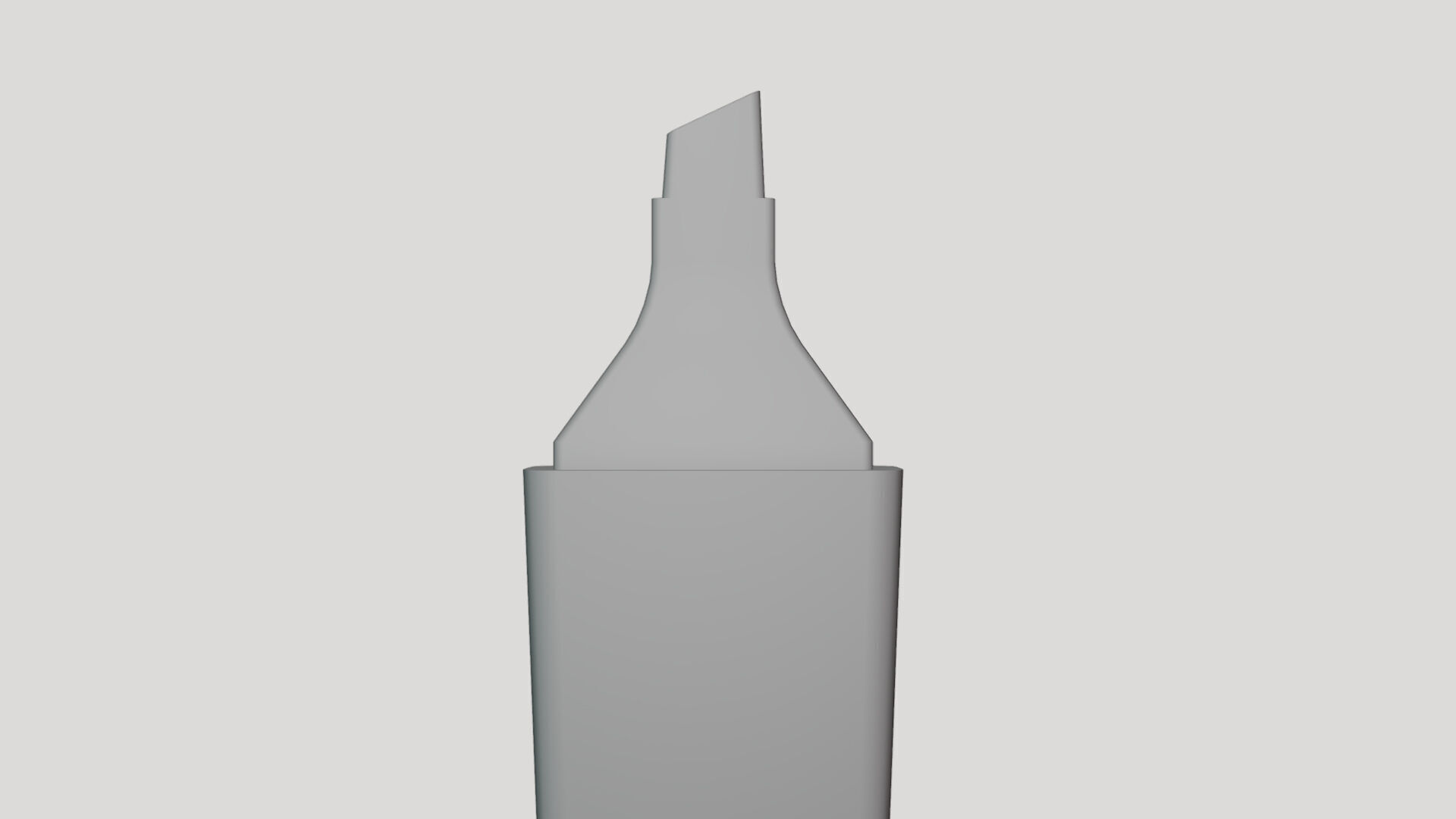 Basic Marker - Geometry Only No Textures No Materials 3D model_3