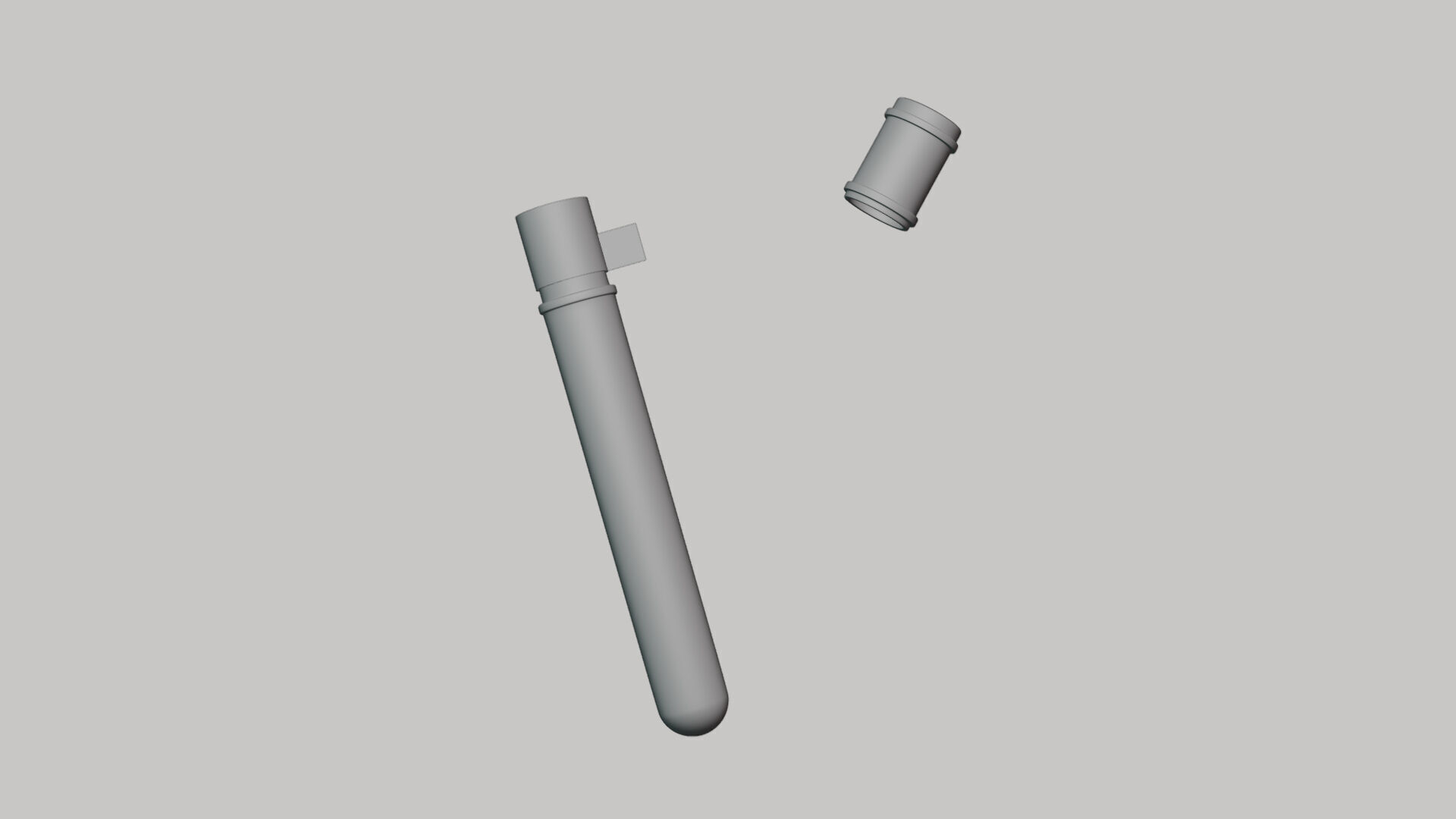 Basic Serum Bottle - Geometry Only No Textures No Materials 3D model_4