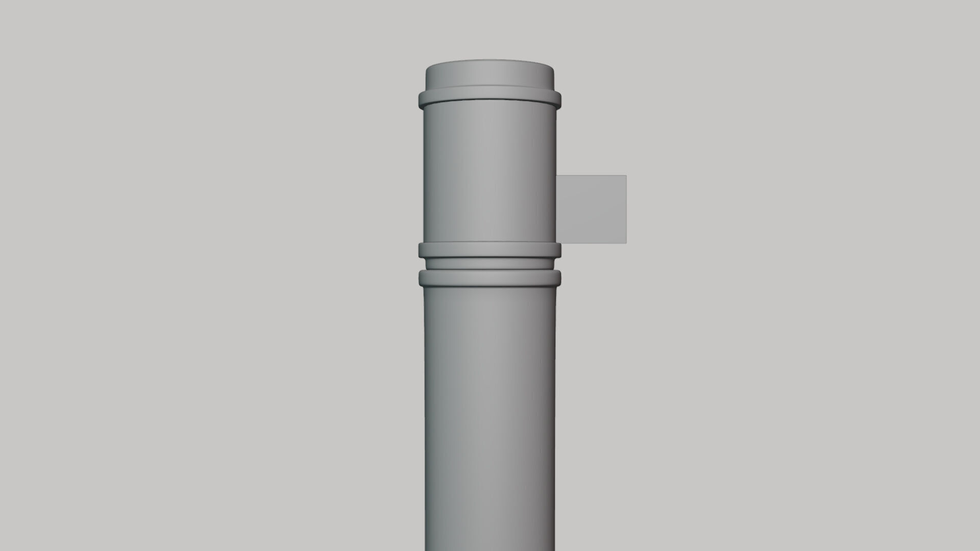 Basic Serum Bottle - Geometry Only No Textures No Materials 3D model_1