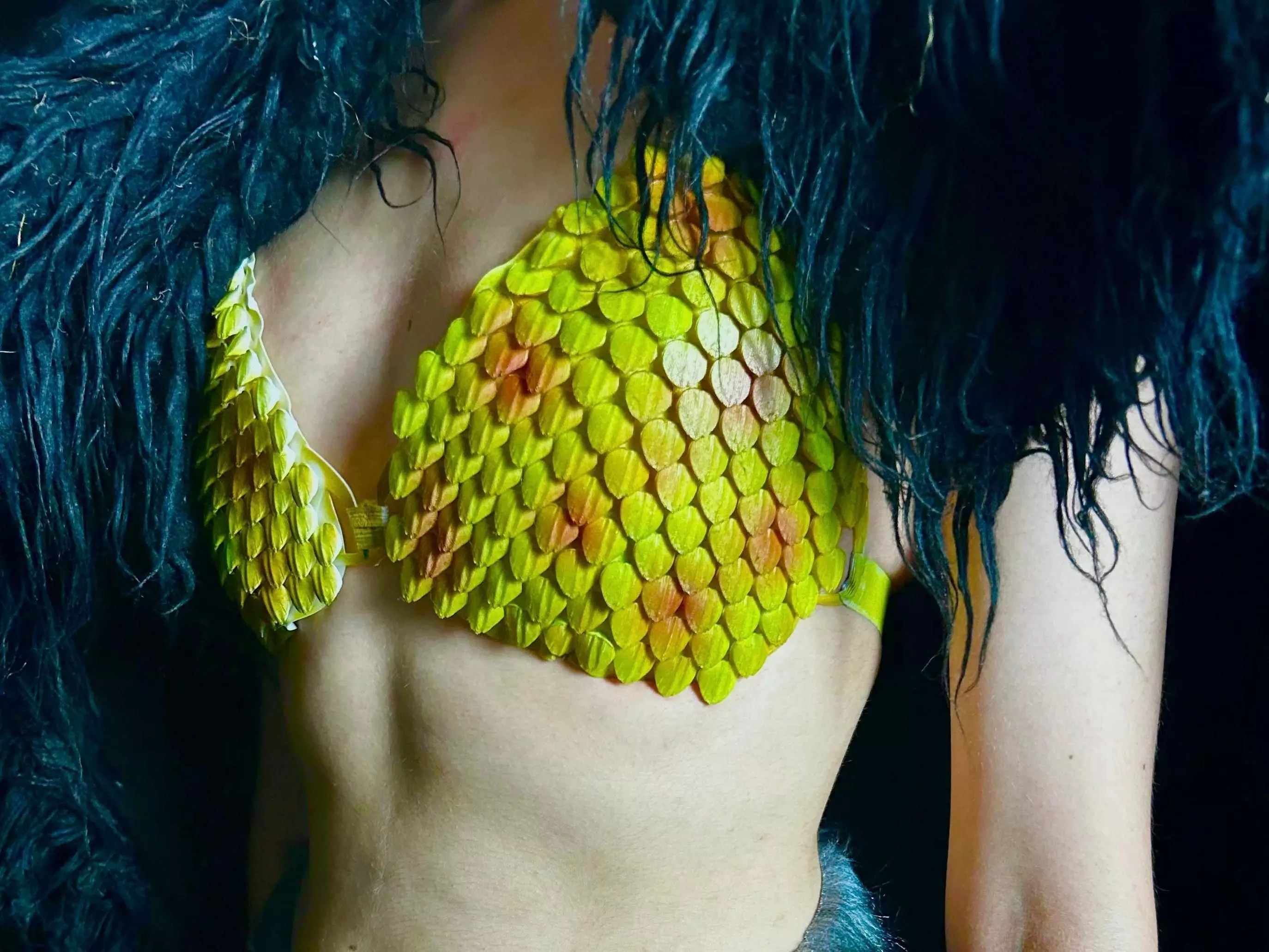 Flexible Scales Bra 3D print model_0