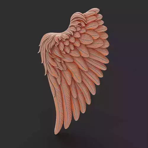 Angel Wing Keepsake DIY Cherub Wings 3D print model