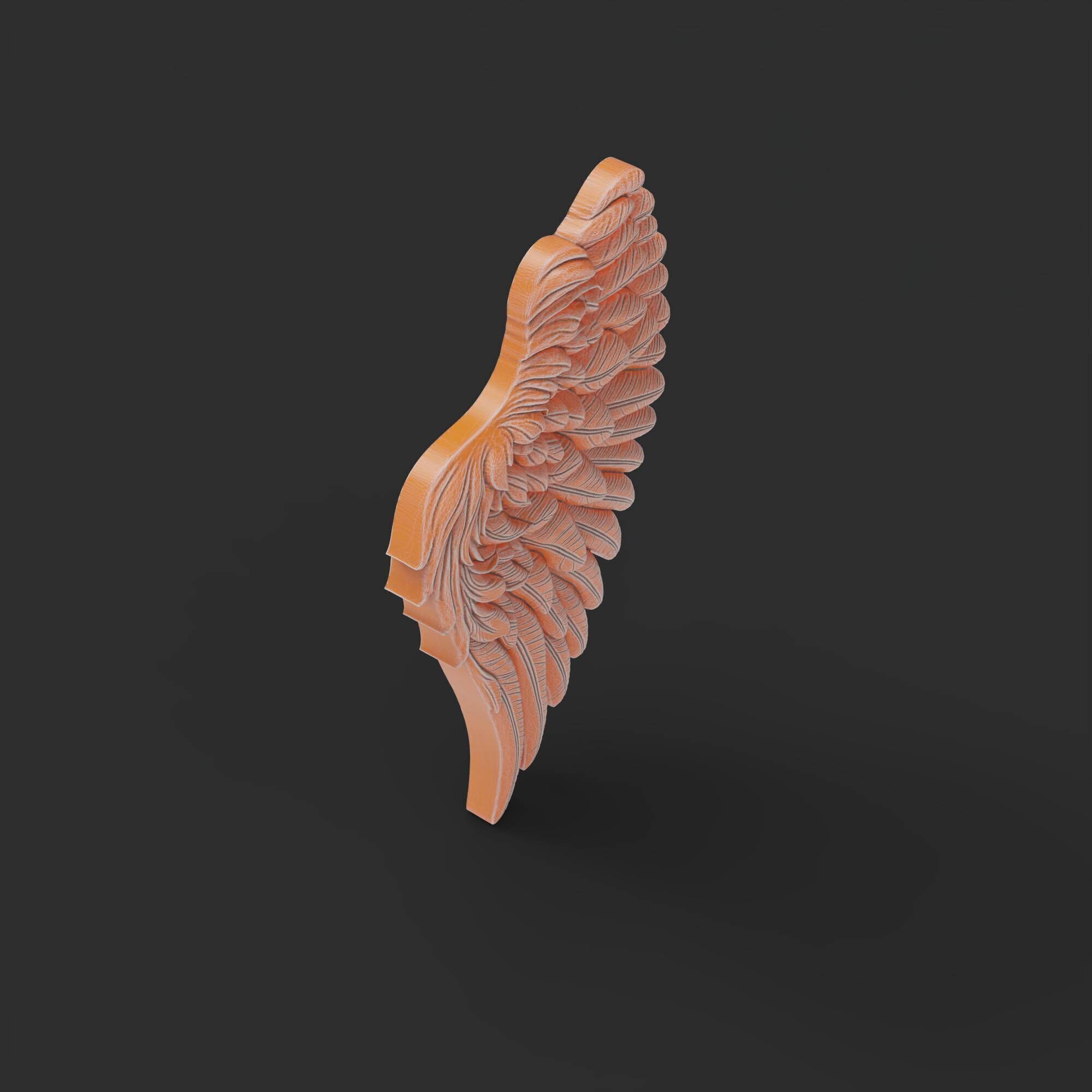 Angel Wing Keepsake DIY Cherub Wings 3D print model_10