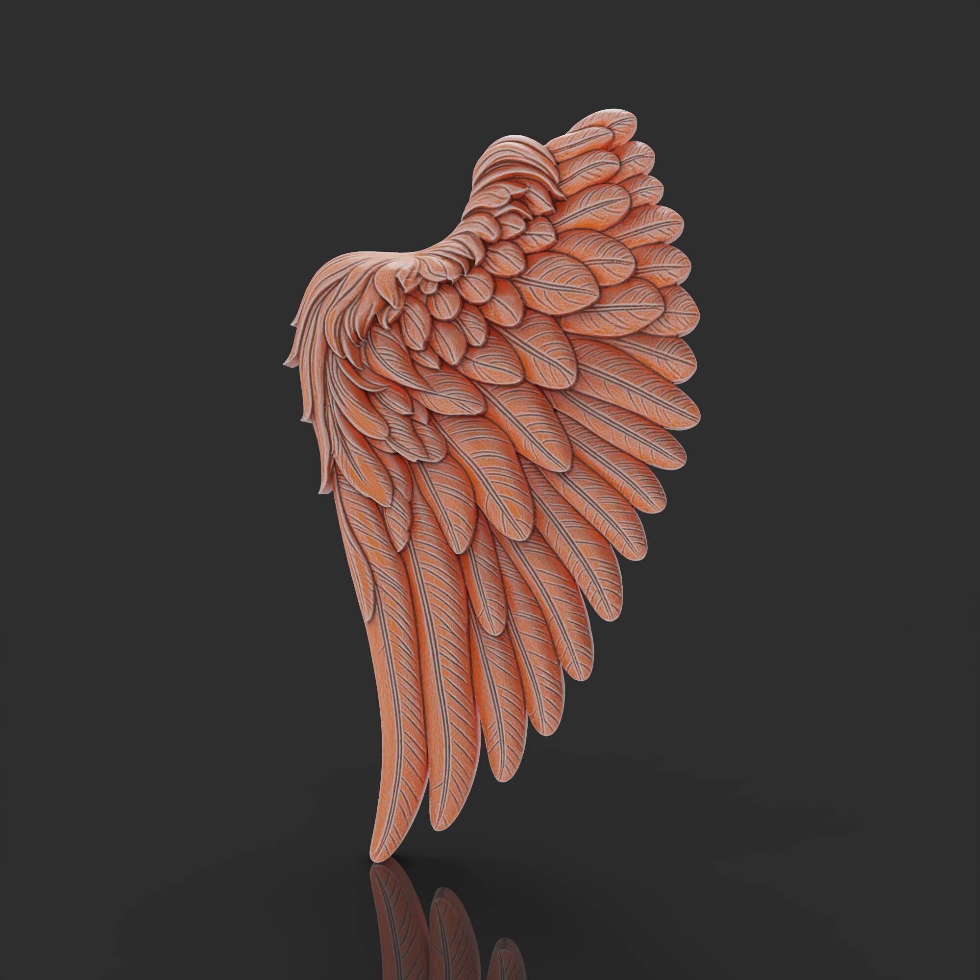 Angel Wing Keepsake DIY Cherub Wings 3D print model_12