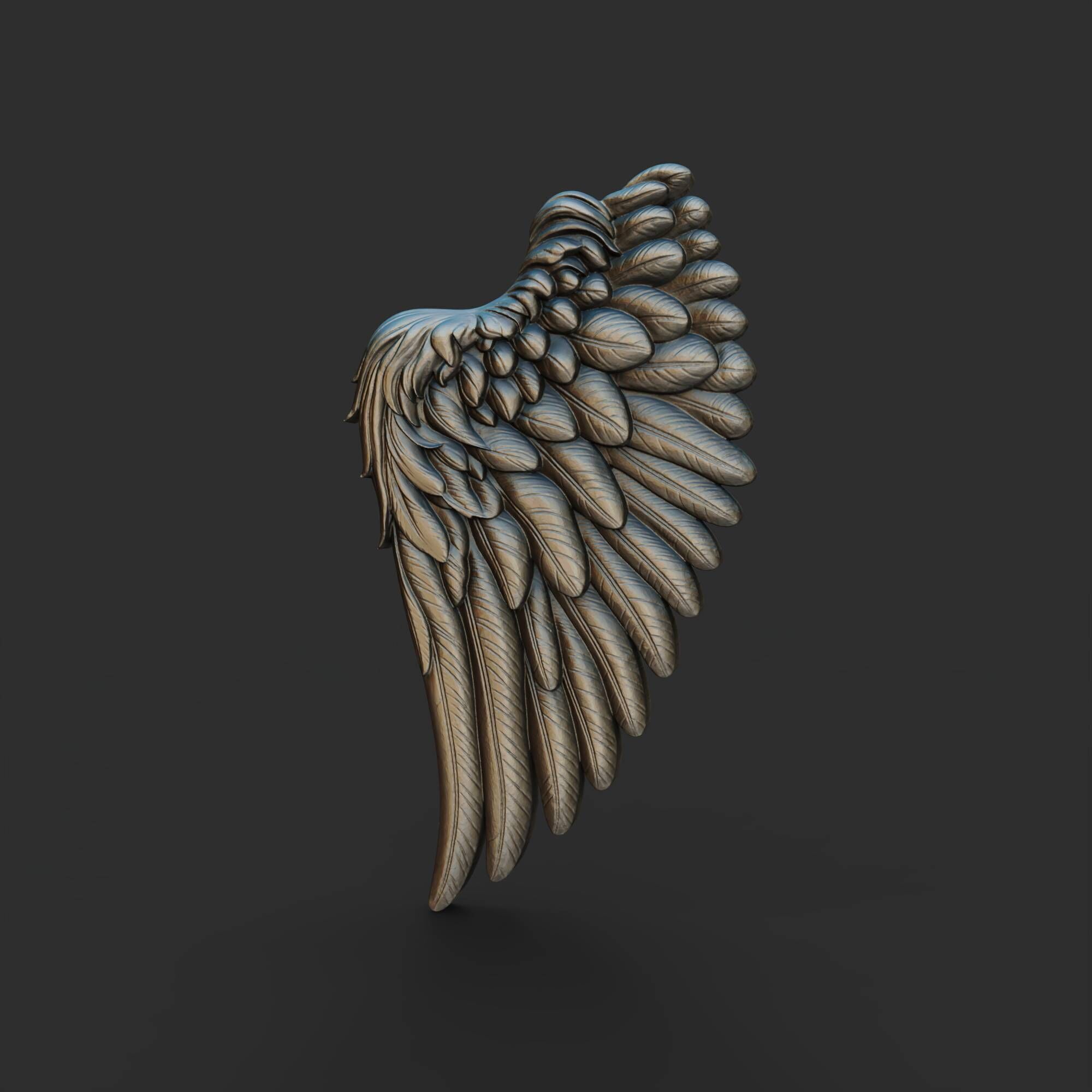 Angel Wing Keepsake DIY Cherub Wings 3D print model_4