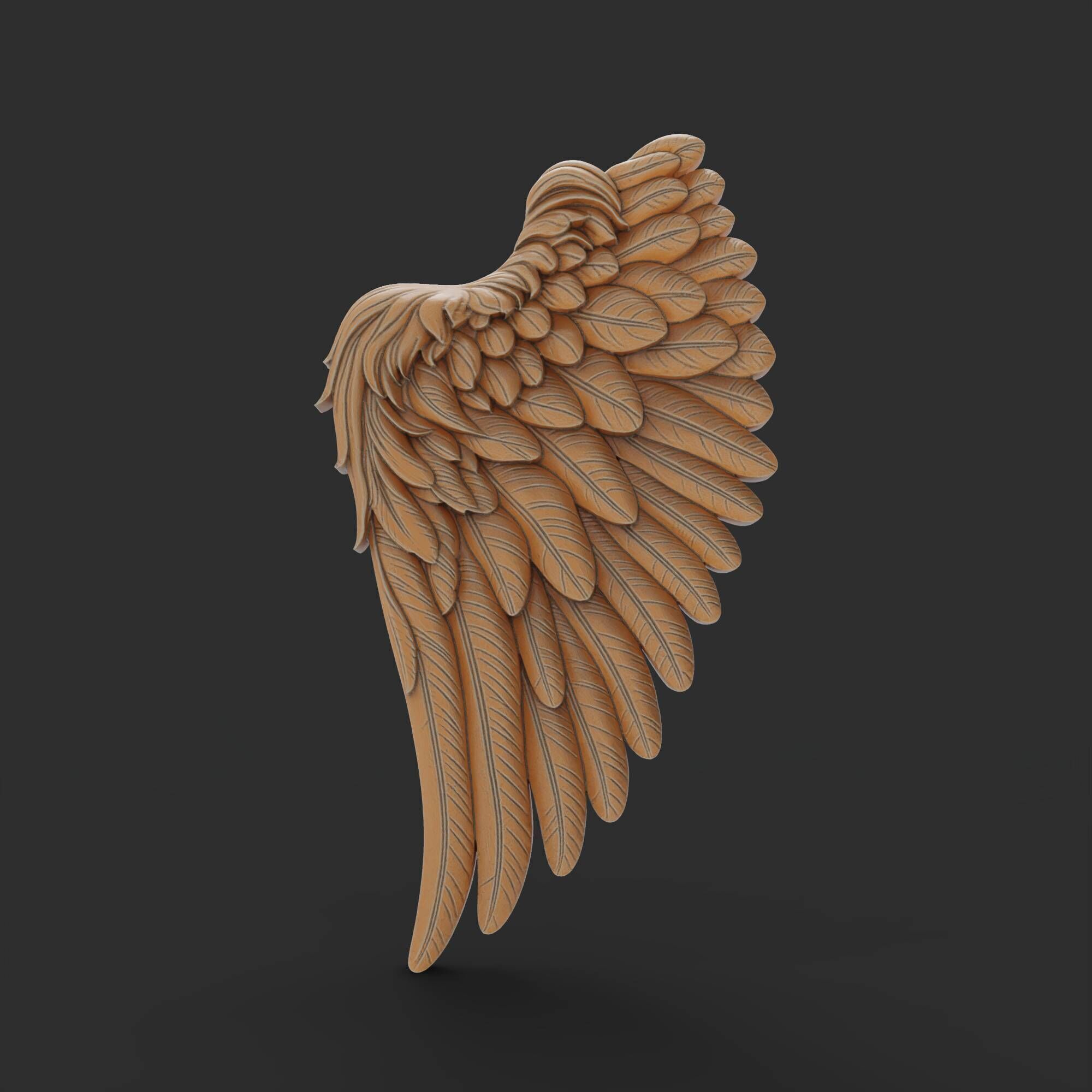 Angel Wing Keepsake DIY Cherub Wings 3D print model_6