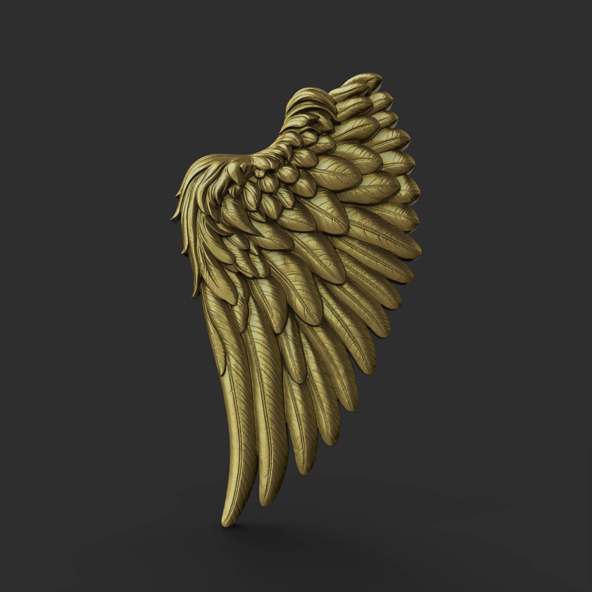 Angel Wing Keepsake DIY Cherub Wings 3D print model_5