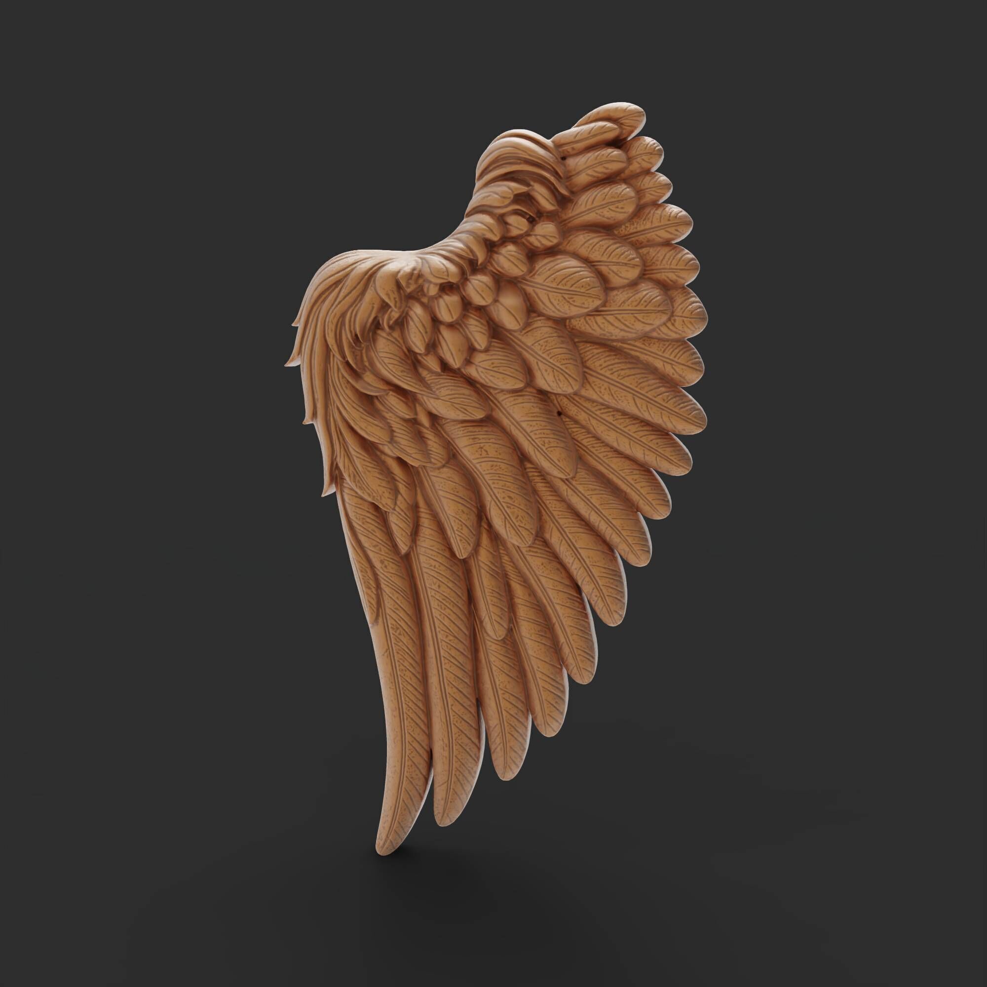 Angel Wing Keepsake DIY Cherub Wings 3D print model_2