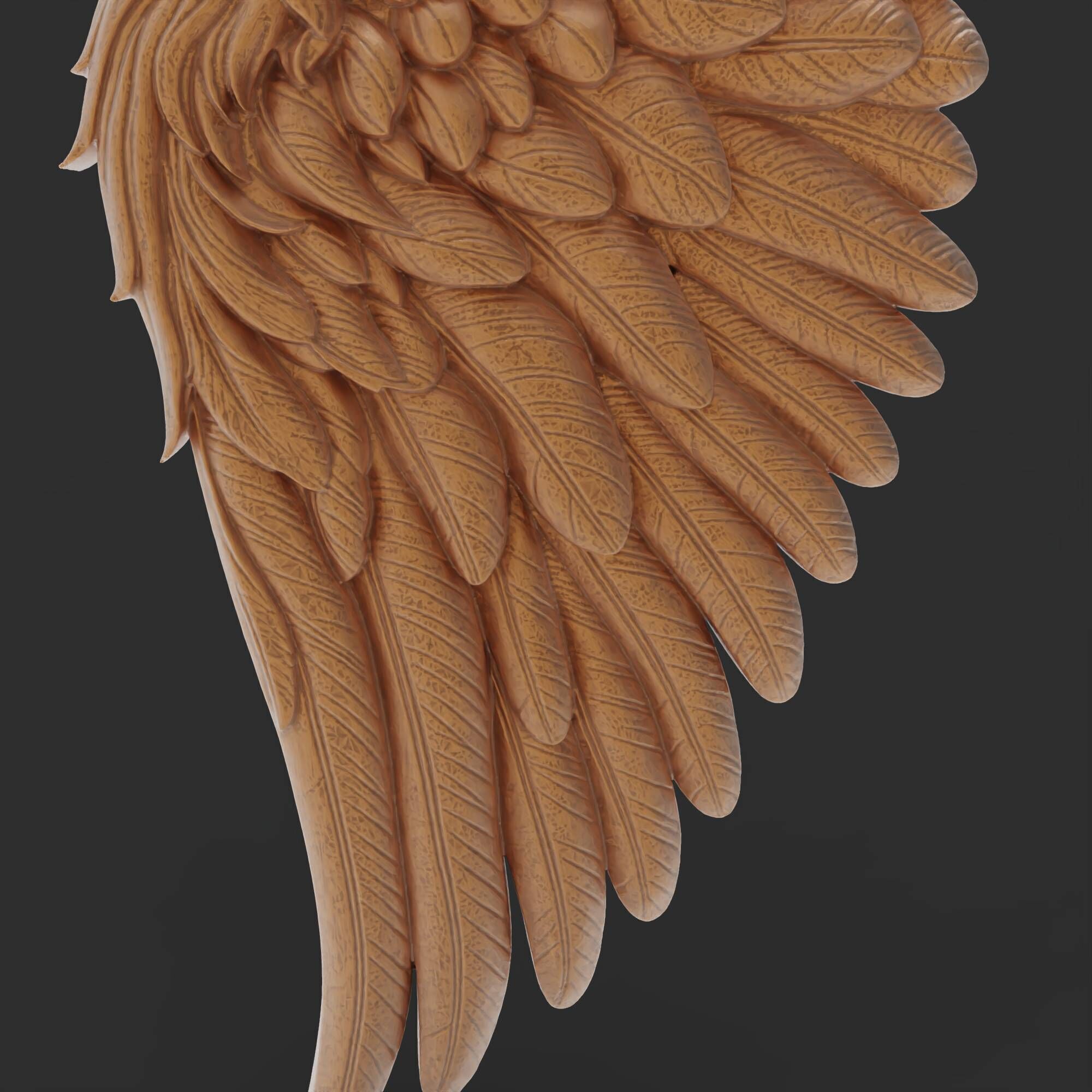 Angel Wing Keepsake DIY Cherub Wings 3D print model_16