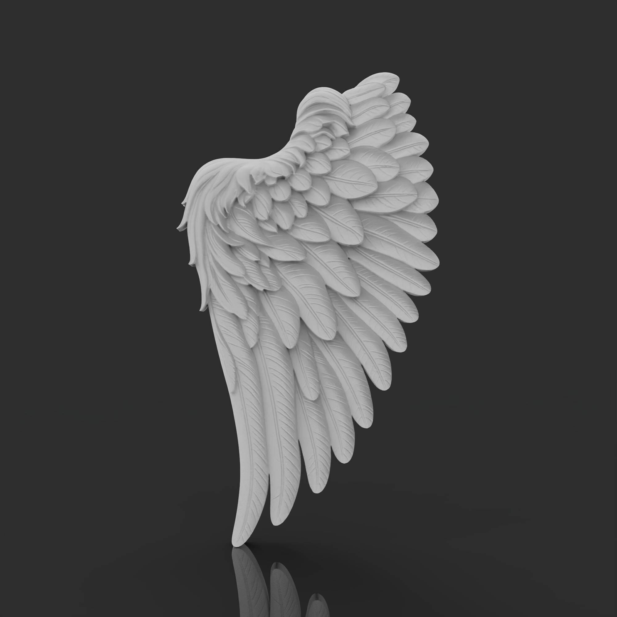 Angel Wing Keepsake DIY Cherub Wings 3D print model_14