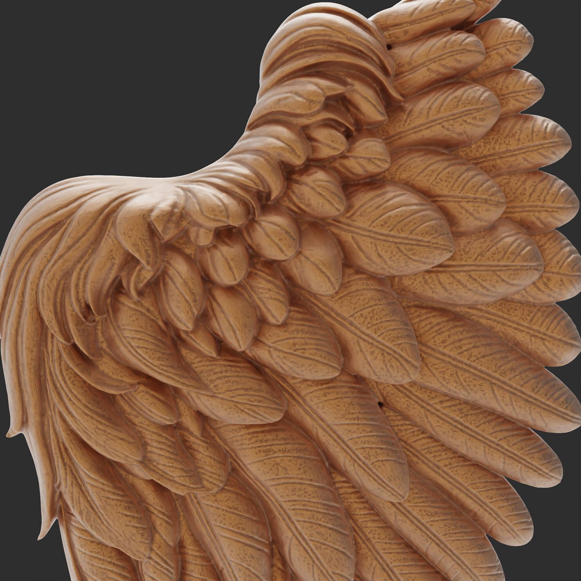 Angel Wing Keepsake DIY Cherub Wings 3D print model_15