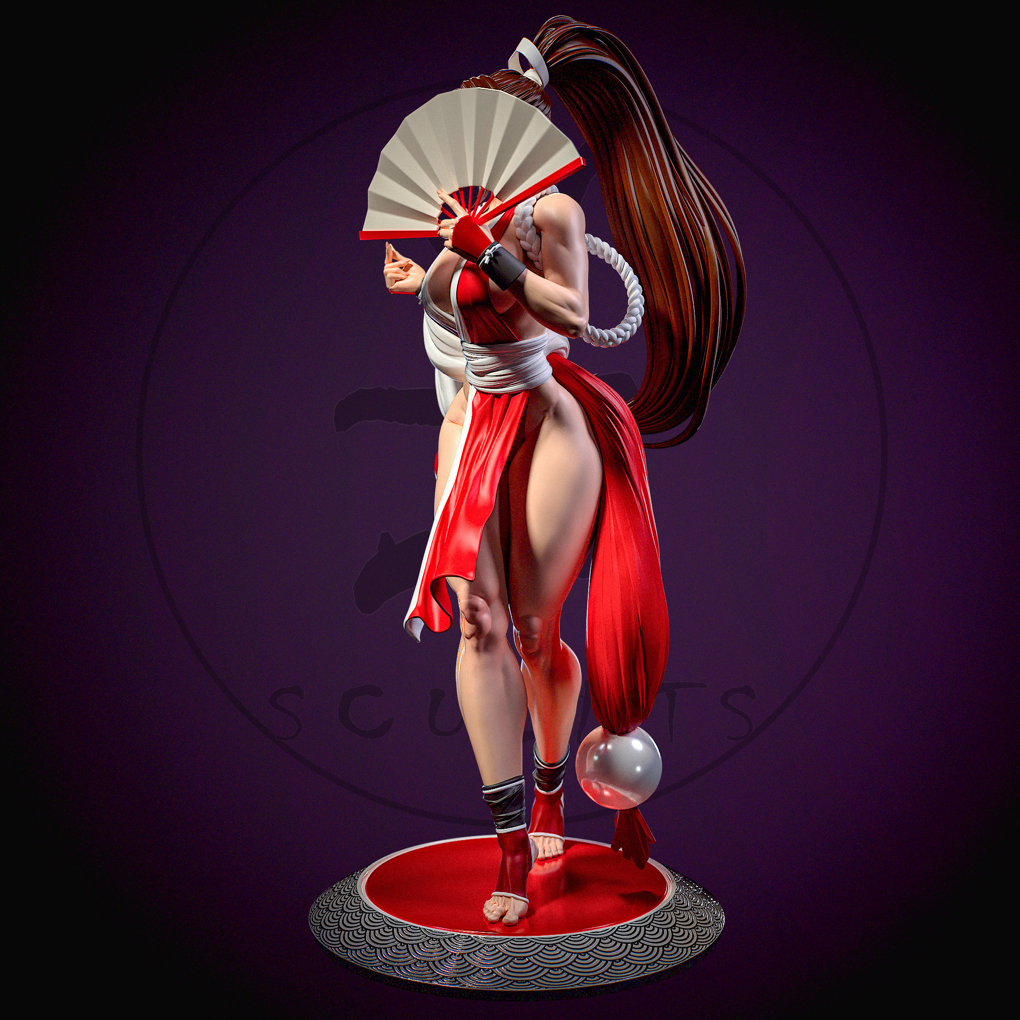 Mai Shiranui with NSFW 3D print model_6