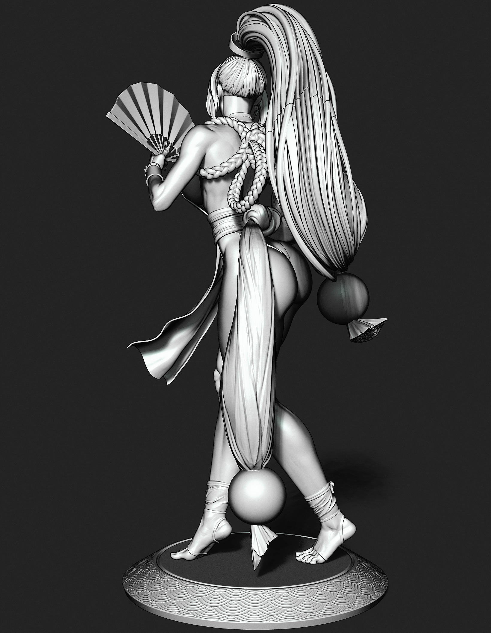 Mai Shiranui with NSFW 3D print model_20