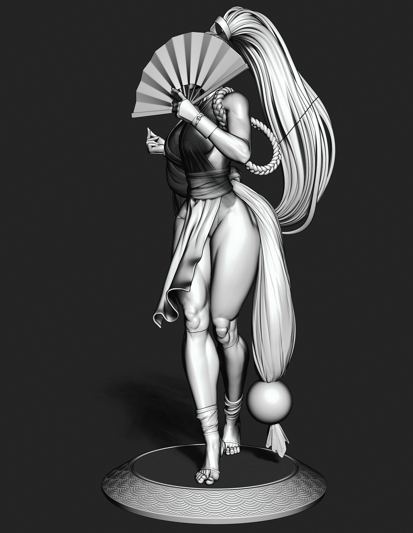 Mai Shiranui with NSFW 3D print model_16