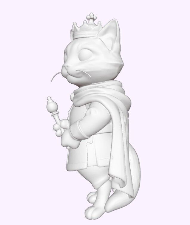 King Whiskers The Regal Cat 3D print model_8