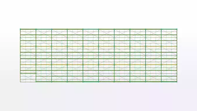 Industrial steel warehouse