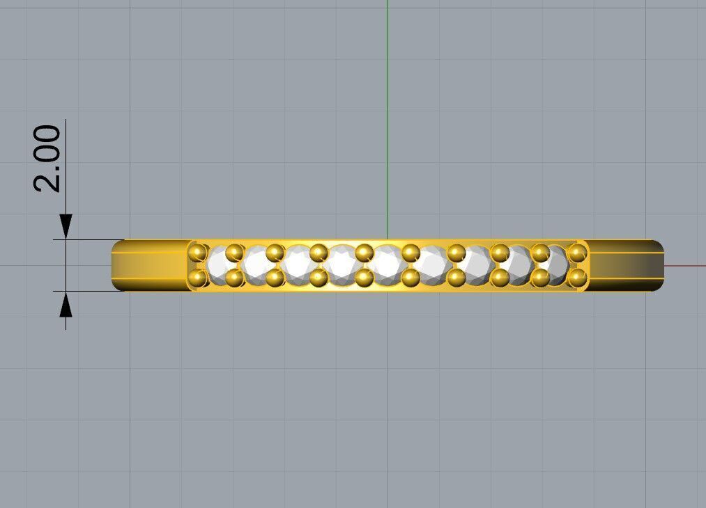 Minimal Ring Free 3D print model_3