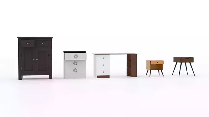 Cabinet 3D Model Collection