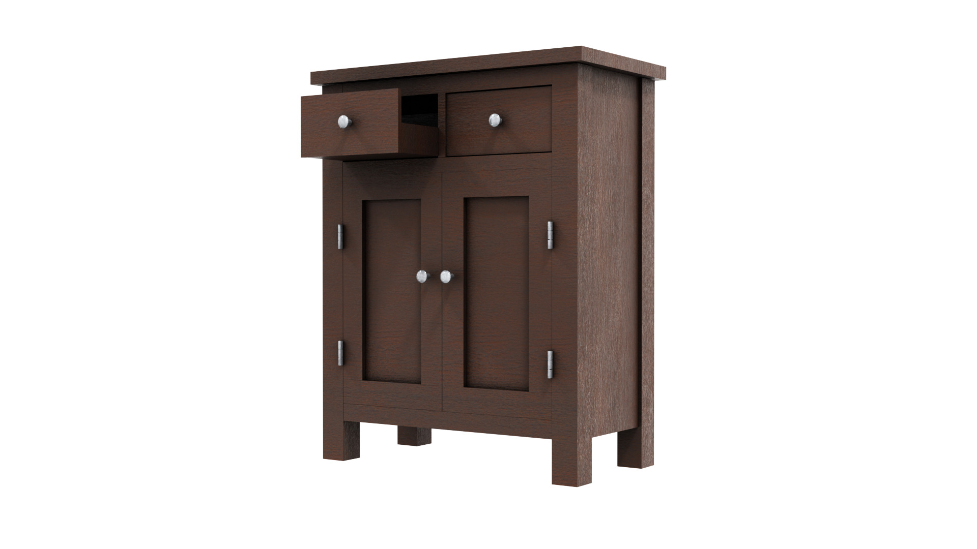 Cabinet 3D Model Collection Low-poly 3D model_3