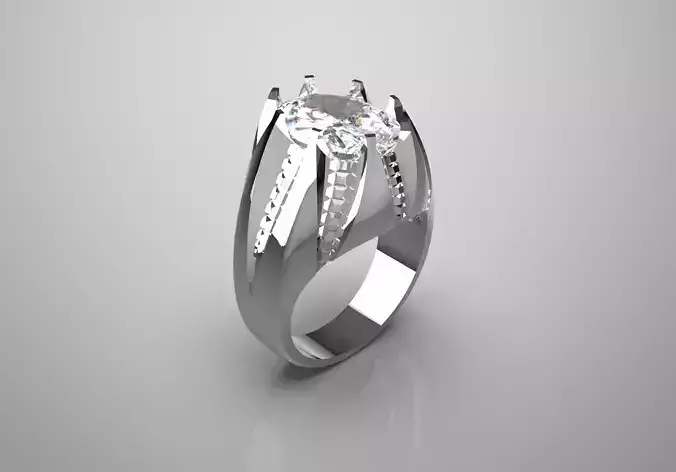 man diamond ring mr0086