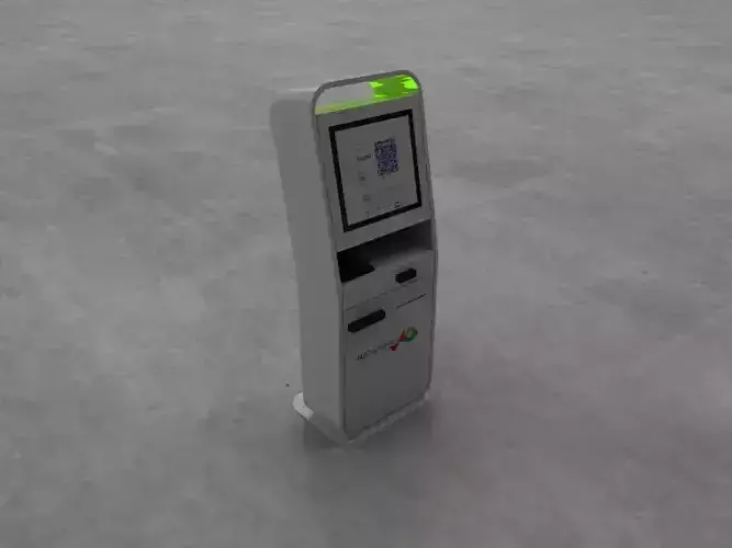 Airport machine for passenger check-in