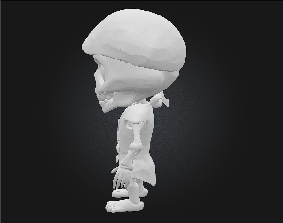 Chibi Pirate Skeleton 3D print model_8