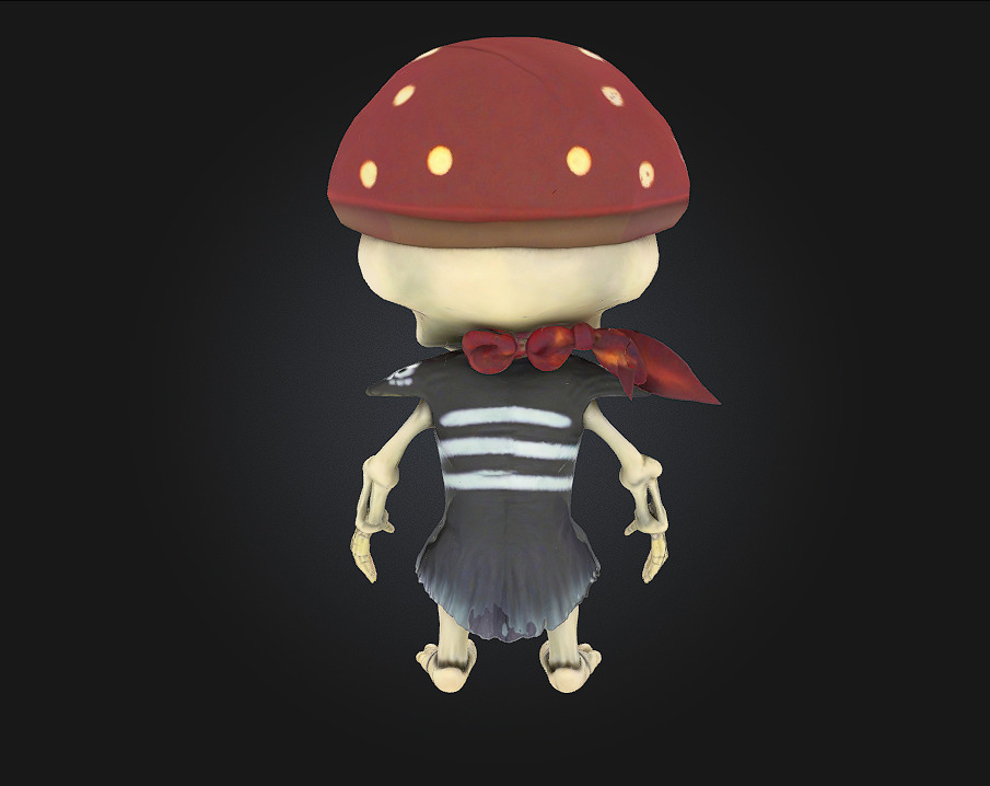 Chibi Pirate Skeleton 3D print model_1