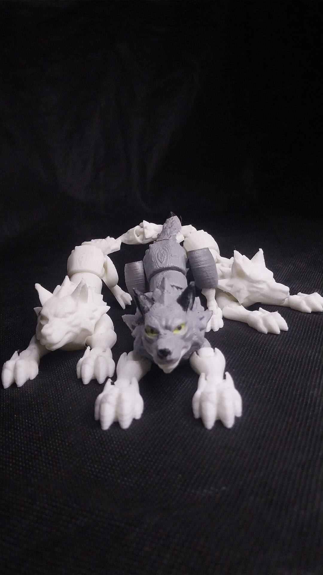 Articulated Wolf - Multiple Flexibility Versions 3D print model