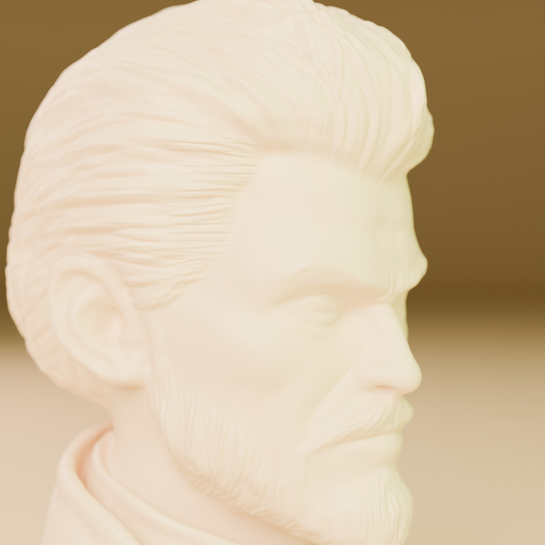 Ras al Ghul 3D print model_12