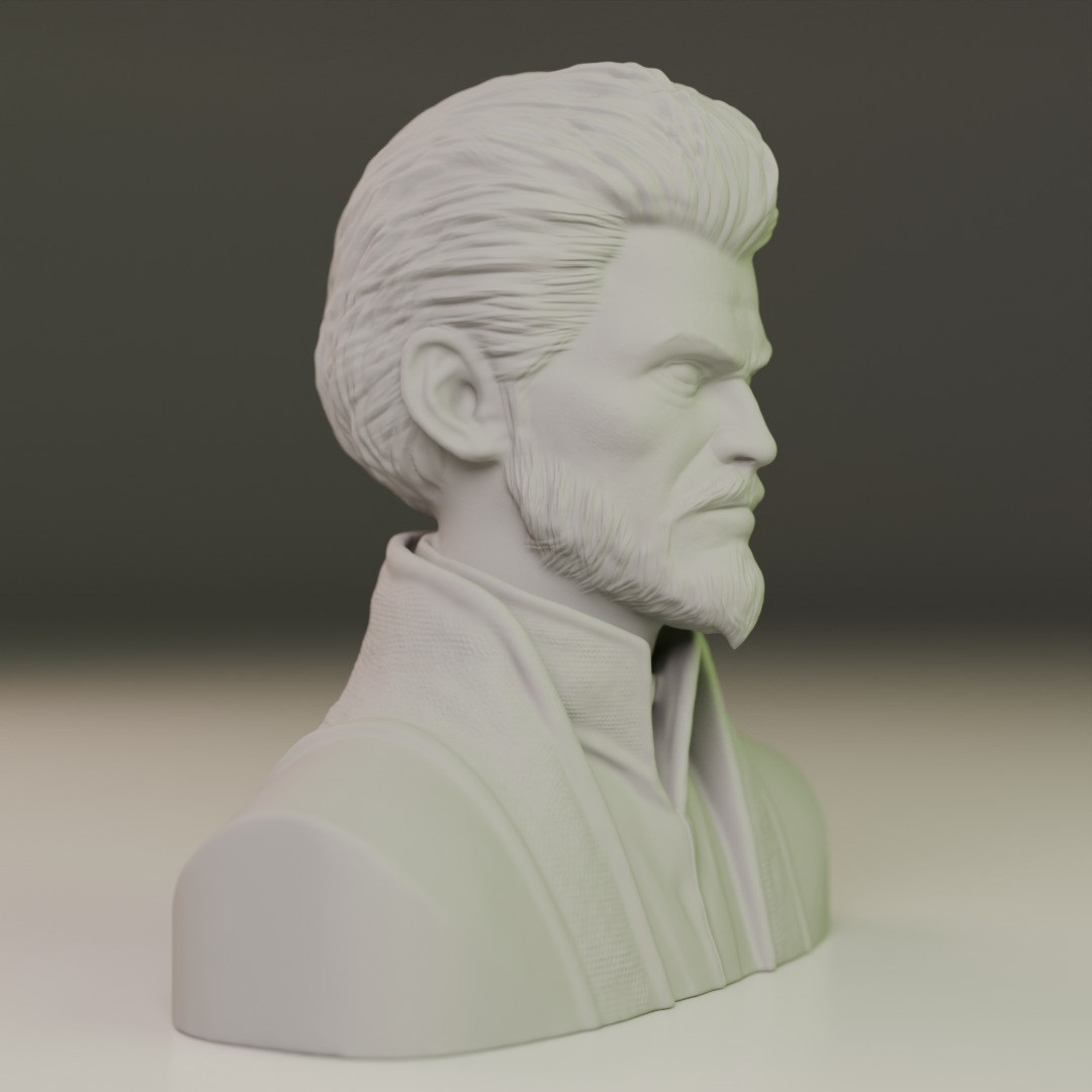 Ras al Ghul 3D print model_4