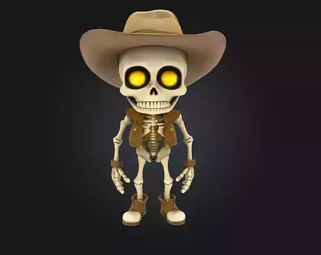 Miniature Undead Gunslinger