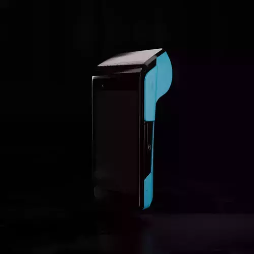 POS Payment Terminal Mid-Poly 3D model