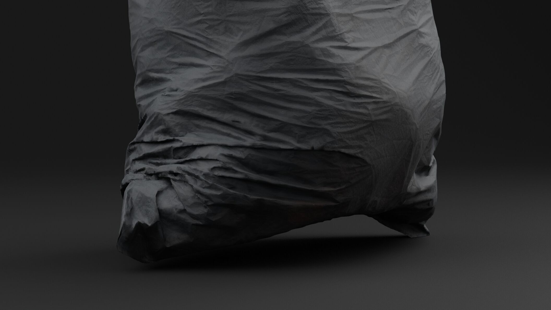 Plastic Garbage Bag 3D model_2