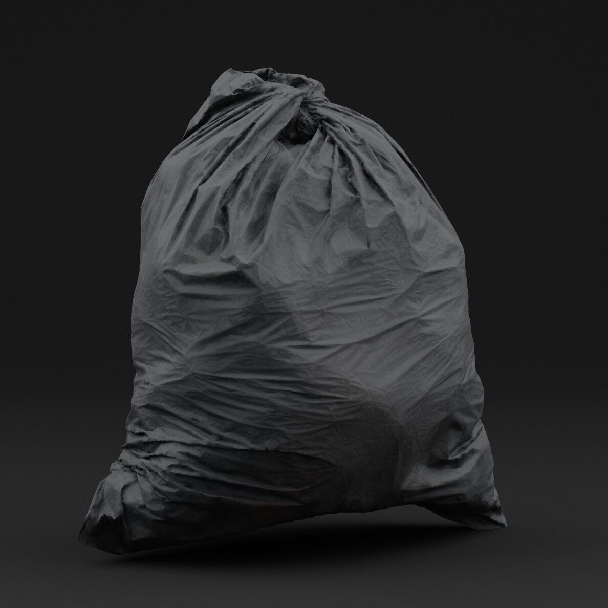 Plastic Garbage Bag 3D model_5