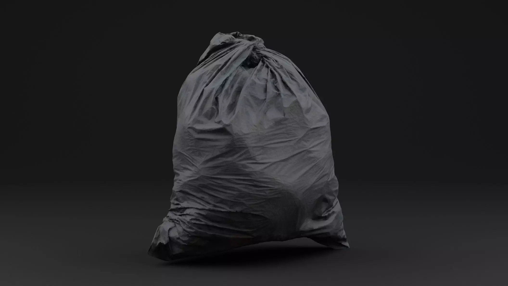 Plastic Garbage Bag 3D model_0
