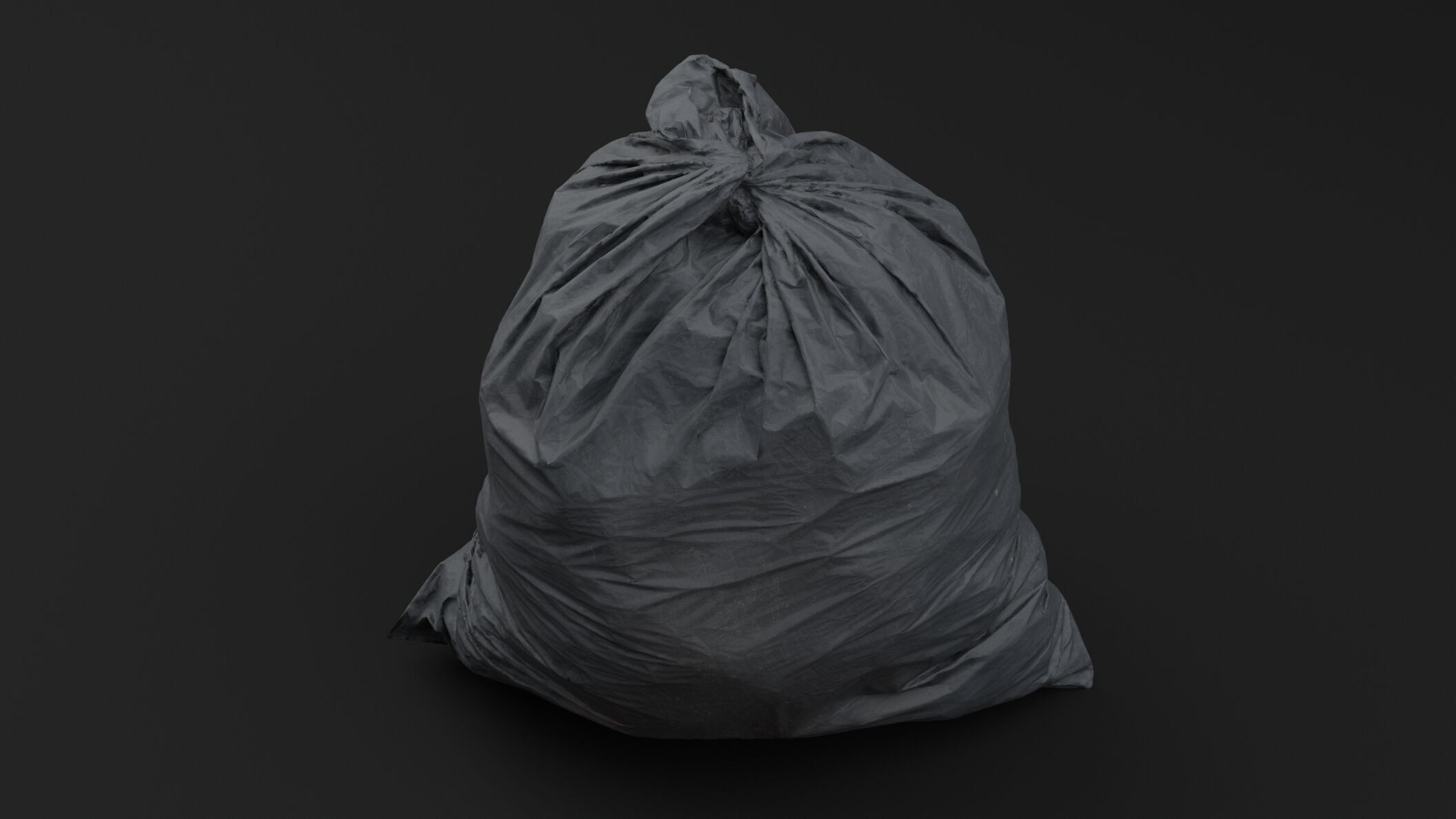 Plastic Garbage Bag 3D model_4
