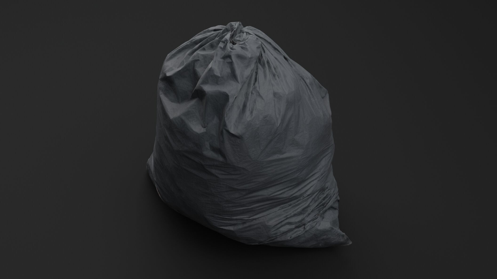 Plastic Garbage Bag 3D model_3