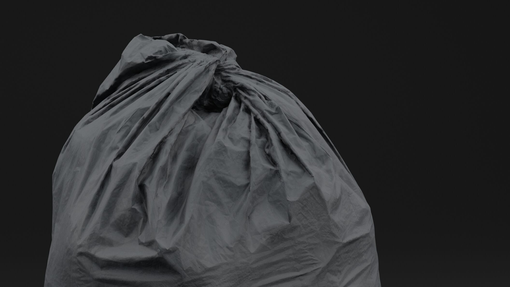Plastic Garbage Bag 3D model_1