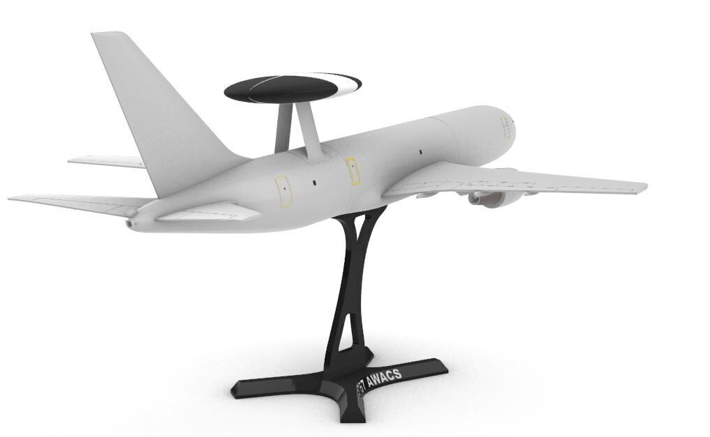 Boeing E-767 AWACS 3D print model_8