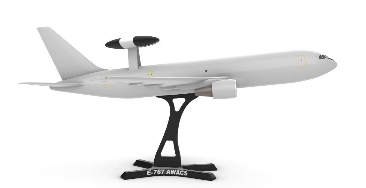 Boeing E-767 AWACS 3D print model_9