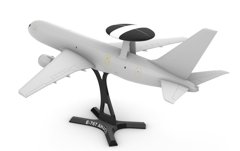 Boeing E-767 AWACS 3D print model_6