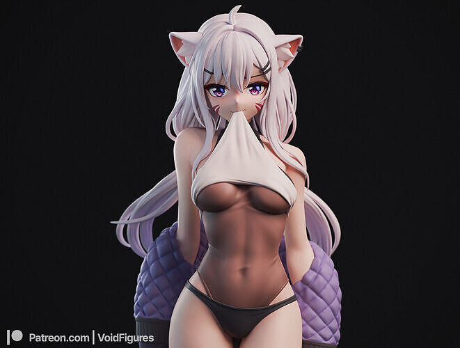Squchan Vtuber Figure  3D print model