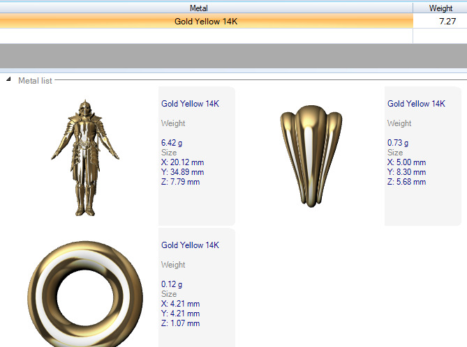 Knight in Shining Armour Pendant 3D print model_34