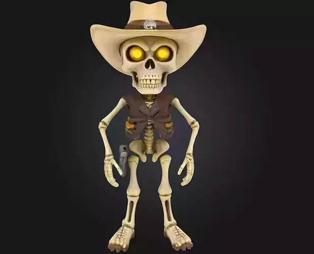  Cowboy Skeleton
