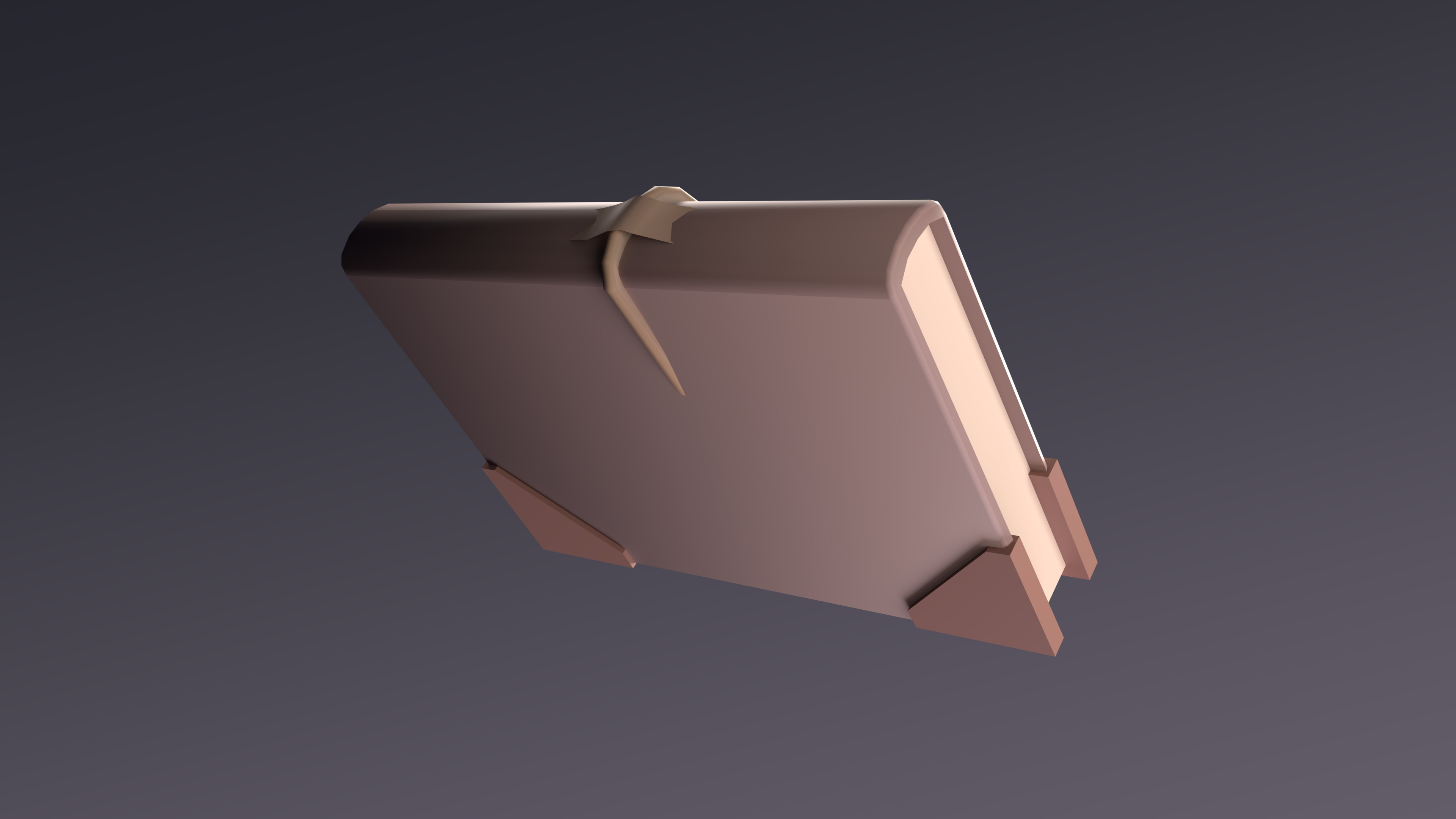 LowPoly Magic Book Free low-poly 3D model_4