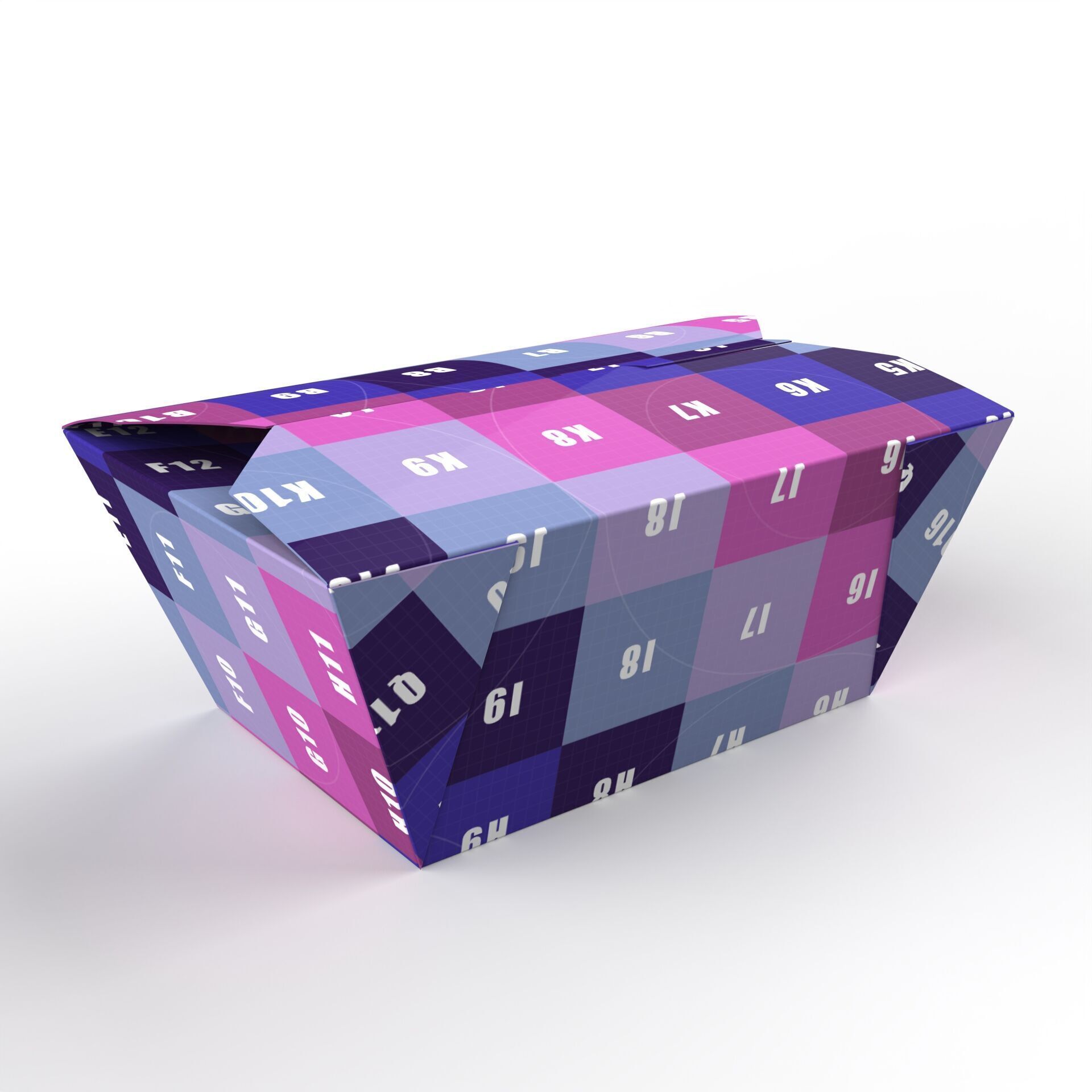 Crafted Takeaway Container for Food Packaging Design Texture_6