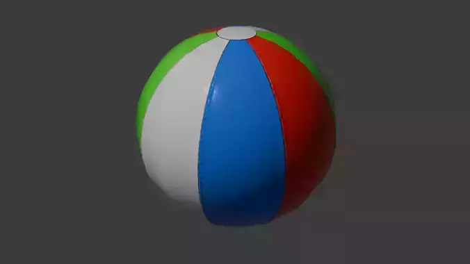 Inflatable beach ball