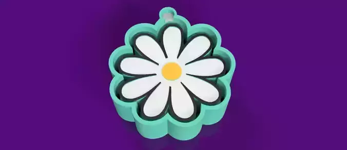 Daisy Round Versatile Mold for Silicone Casting